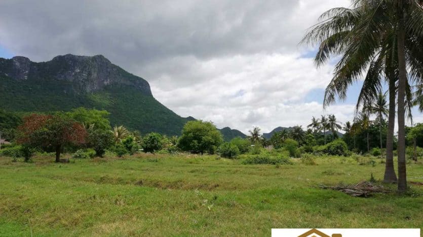 Panoramic Mountain-View Sam Roi Yot 7 Rai Land Plot For Development