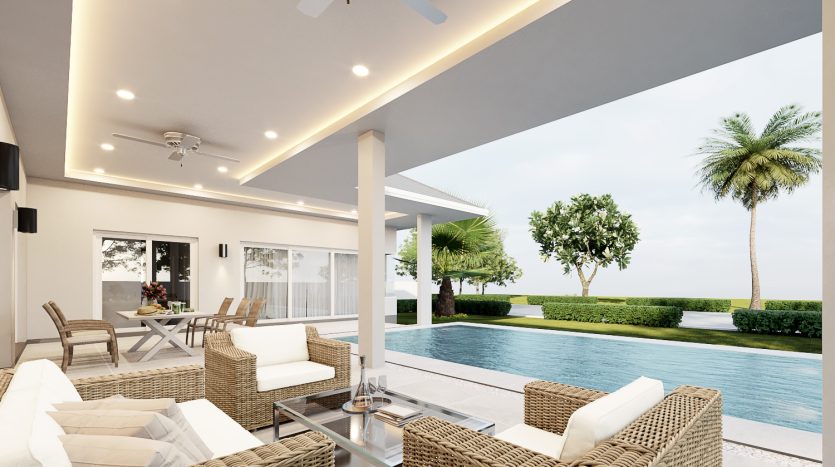 Modern Luxury Pool Villas For Sale in Tavisa Hua Hin Real Estate Project