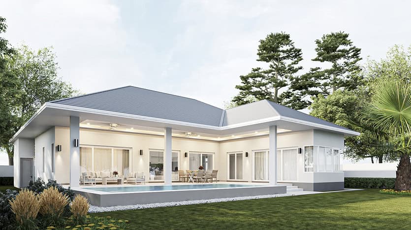 Tavisa Luxury Pool Villas For Sale - Modern Living Residential Project in Hua Hin