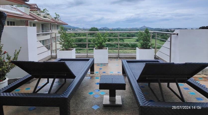 Luxury Condo for Sale in Hua Hin – Spacious 2-Bedroom with Mountain Views