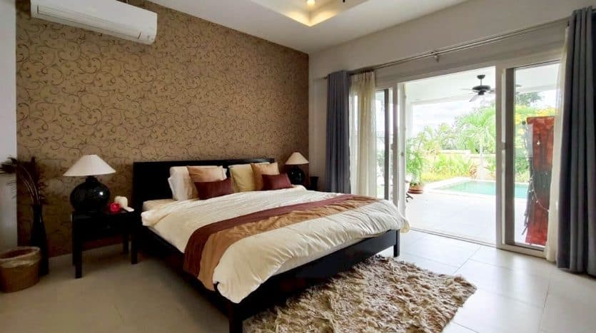 Ready to Move-in Luxury Pool Villa Near Golf Course for Sale In Hua Hin