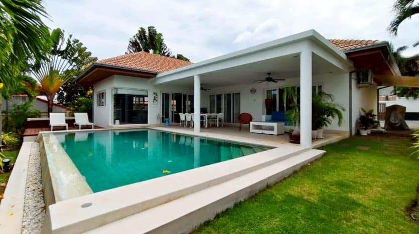 Ready to Move-in Luxury Pool Villa Near Golf Course for Sale In Hua Hin
